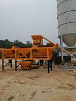 HZS25 Hongxing Hazır Beton Üretim Hattı 25m3/saat, İsteğe Bağlı Kepçeli Besleme Sistemli, 2 Bölmeli veya 3 Bölmeli Hazneler