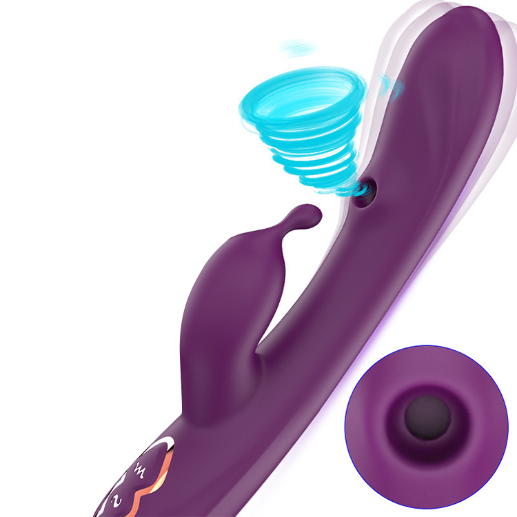 Daisy Rabbit Sucking Vibrator  3 in 1 Waterproof Clitoral & Nipple  Stimulation Sex Toy for Women, 7 Suction & Vibration Settings