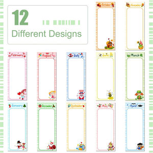 Libreta de Notas Aromática Autoadhesiva Magnética con Diseño de Biblia de Flores, Personalizable, Planificador Semanal para Estudiantes, Tablero de Mensajes - Product Image 5