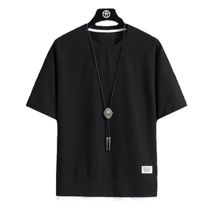 Camisetas Blancas de Algodón 100% con Tejido Waffle para Hombre, al por Mayor, Personalizadas, de Alta Calidad, Corte Regular, Diseño de Logotipo Personalizado, Hombros Caídos - Product Image 5