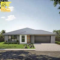 Villa préfabriquée en acier léger avec une belle apparence, incluant l'eau et l'électricité, à prix abordable