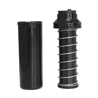 Système d'irrigation par aspersion prix d'usine arroseur automatique de levage d'eau en plastique noir