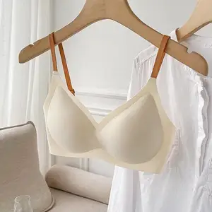 Affordable Seamless Lingerie Ultra-Comfortable Ice Silk Bras Ice