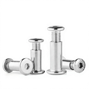 Vis à six pans creux SS Marine, vis à rivet à embase, vis Chicago mâle-femelle M2x21x3mm, accessoires de quincaillerie pour yachts et bateaux - Product Image 2