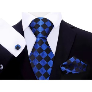 <span class=keywords><strong>Cravate</strong></span> Formelle Classique à Carreaux pour Homme, Coupe Slim, 100% Polyester de Haute Qualité, Noir, Bleu, <span class=keywords><strong>Camouflage</strong></span>, Écologique et Respirante - Product Image 3