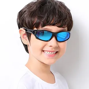 Trendy yeni çocuk spor güneş gözlüğü-polarize kaplı, UV koruma, erkek ve kız için mükemmel, doğrudan fabrika satış