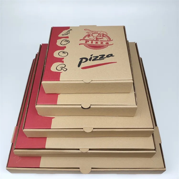 Production factory spot wholesale high quality pizza boxes of various sizes can be customized pizza carton