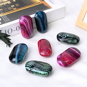 หินคริสตัลบำบัดคุณภาพสูงขายส่ง หินอาเกตหลากสีสำหรับเป็นของขวัญ - Product Image 3