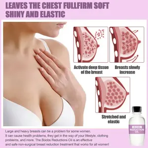 Empêche l'affaissement raffermissant Élargissement de la poitrine Huile essentielle organique pour l'élargissement des seins Grande beauté Huile de massage des seins - Product Image 5