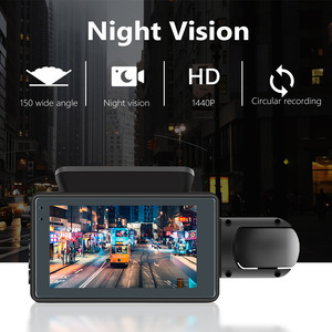 Cámara para Auto con Pantalla IPS de 3.0'', Grabador de Conducción con Doble Lente, Ángulo de Visión de 170°, Visión Nocturna para Estacionamiento y Reversa de Autos Q5 - Product Image 4