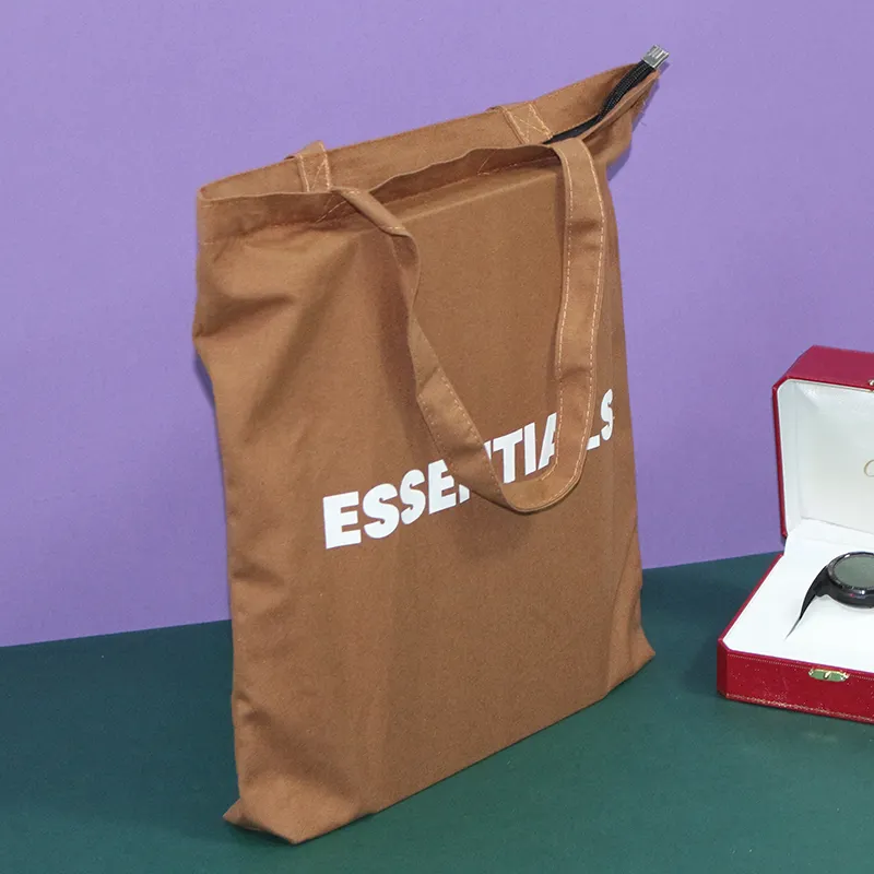 2023 Eco Friendly logotipo personalizado impermeable diseñador de lujo, bolsos de mano de lona de algodón bolsos de compras bolsas/