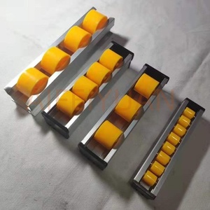 Băng tải máy trọng lực băng tải nhựa PP bánh xe kim loại dòng chảy trượt con lăn theo dõi - Product Image 3