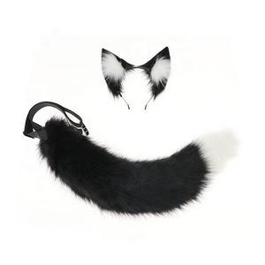 Livraison immédiate Bandeau d'oreille de renard blanc japonais Animal en peluche Cosplay Accessoire pour cheveux Lolita Droit - Product Image 5