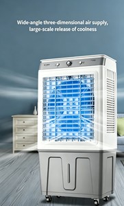 Ventilador de Enfriamiento de Agua <span class=keywords><strong>Evaporativo</strong></span> Mecánico OEM ODM, Portátil, con Tanque de Agua Grande de 35L, 3 Velocidades de Viento, para Apartamentos, Talleres, Tiendas - Product Image 4