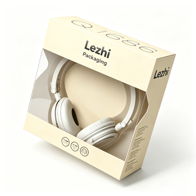 Custom Design Earphone Retail Packaging Art Paper Box for Headphones Package Boxes