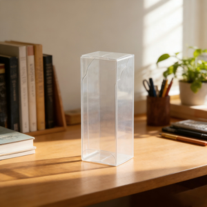 Boîte d'emballage rectangulaire en PVC transparent recyclable sur mesure, impression dorée, qualité alimentaire, pour cadeaux, artisanat, gâteaux, <span class=keywords><strong>poudre</strong></span> <span class=keywords><strong>libre</strong></span> - Product Image 4
