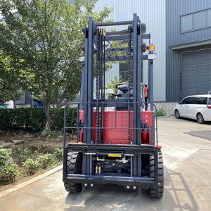 Forklift listrik empat roda 1 Ton 1.5 Ton 2 penanganan gudang baterai tinggi Forklift truk bongkar muat - Product Image 3