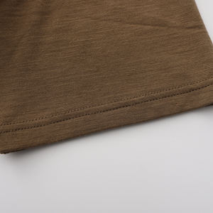 T-shirt léger en laine mérinos pour homme, certifié RWS, de luxe, à manches courtes, avec logo personnalisé imprimé - Product Image 3