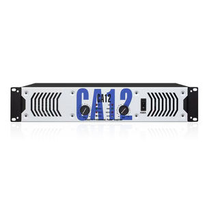 Amplificateur de puissance SONO CA12 2 canaux 1350 Watts 2U Boîtier métallique Classe H pour caisson de basses de 12 pouces Haut-parleur de fête DJ - Product Image 3