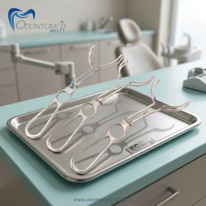 Odontomed2011 Rétracteurs de lèvre, joue et vestibule en acier inoxydable chirurgical de haute qualité pour ORL, 21 cm, certifiés CE Classe I, ergonomiques - Product Image 2