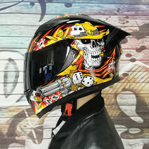 Casque de moto électrique pour hommes et femmes, visière double intégrale, protection complète, réduction du bruit pour la conduite sur route - Product Image 3