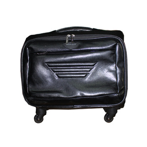 Cuoio DELL'UNITÀ di elaborazione di primo grado 360 gradi di qualità trolley, silenzioso sacchetto di rotolamento, dei bagagli di affari con il supporto del computer portatile - Product Image 2