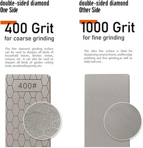 5 trong 1 Kim Cương dao ướt mài đá Whetstone dao mài thiết kế mới với ba khe khác nhau sử dụng nhà bếp - Product Image 3