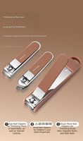 Ensemble de coupe-ongles anti-éclaboussures en acier inoxydable, 8 pièces, avec étui de rangement, fonctionnement manuel, pour femmes et hommes