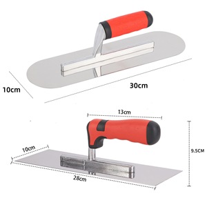 Truelle à tête ronde en acier inoxydable, outil de plâtrage sans clou pour mastic mural, enduit et finition diatomée - Product Image 4