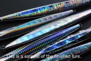 ฟอยล์โฮโลแกรม Amoebra Gleam สำหรับงานปั๊มร้อน DIY ฟอยล์ปั๊มร้อนสำหรับตกแต่งเหยื่อตกปลาแบบโลหะ - Product Image 3