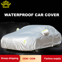 2024 Premium PEVA Oxford Imperméable, Housse de voiture complète résistante aux UV Protection tous temps pour un blindage ultime du véhicule