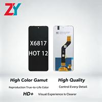 Écran LCD TFT HD+ de remplacement pour Infinix Hot12 X6817 avec technologie Incell, écran tactile interne et externe, garantie 1 an
