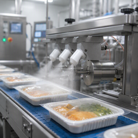Machine de revêtement par pulvérisation ultrasonique CHEERSONIC, système de revêtement alimentaire, équipement de revêtements de barrière pour l'emballage alimentaire