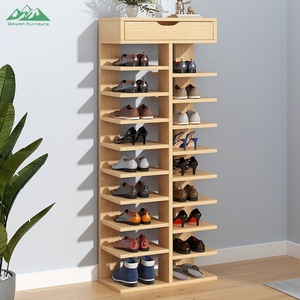 Wayon Modern Wooden Living Room <strong>Shoe</strong> <strong>Rack</strong> with 5 Layers <strong>Storage</strong> for <strong>Shoes</strong> Bags and Wallet Multi Functional Organizer - Product Image 4