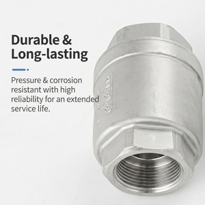 ลูกบอลสแตนเลส 2 ชิ้น SS304 SS316 เกลียว NPT BSP สำหรับน้ำ DN8 ถึง DN100 - Product Image 1
