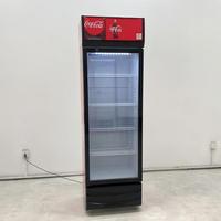Réfrigérateur commercial vertical à porte vitrée, direct usine, pour boissons, avec étagères de présentation, à haute efficacité énergétique
