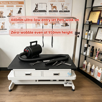 Table de toilettage électrique PTESPROOFING pour grands chiens, table de salon pour animaux de compagnie grande taille, prise USB, tiroirs réglables, en promotion