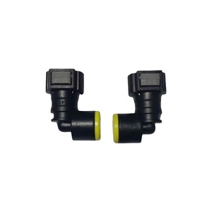 Conector de tubería de combustible para dirigible 9.49-8*6, codo de plástico SAE para línea de combustible - Product Image 1