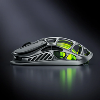 Nouvelle Arrivée 2025 Gravastar Mercury M1 Pro Gris Anthracite & Noir Dégradé Souris Gaming Tri-mode 26000 DPI 5 Boutons 5 Éclairages RGB GLOWSYNC