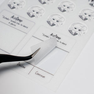 Hoja de Pegatinas Decorativas Personalizadas, Transparentes, Impermeables, con Purpurina, Escarchadas, con Corte de Contorno, Diseño de Dibujos Animados, para Papelería - Product Image 2