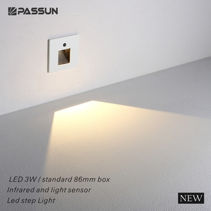 <span class=keywords><strong>Luz</strong></span> LED Moderna Decorativa para Escaleras <span class=keywords><strong>con</strong></span> <span class=keywords><strong>Sensor</strong></span> Infrarrojo, <span class=keywords><strong>Luz</strong></span> Empotrada en Pared para Interiores, Hogar y Hotel - Product Image 6