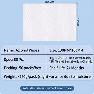 <span class=keywords><strong>Lingettes</strong></span> désinfectantes à action rapide pour équipement médical, nettoyage de la cuisine et de la maison - Product Image 5