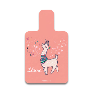 Rosa Animal <span class=keywords><strong>de</strong></span> dibujos animados Lama Alpacos OEM/ODM venta al por mayor Ejercicios personalizados cubierta antideslizante Pilates Sticky Reformer Tower Mat - Product Image 4