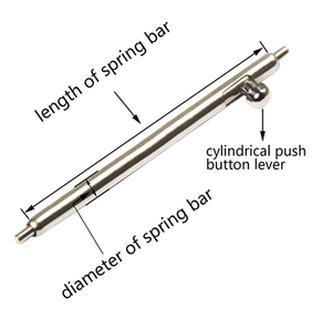 Heavy Duty Quick Release Spring Bars 1.8mm Thickness Stainless Steel <strong>Pins</strong> for 12-26mm <strong>Watch</strong> Bands - Product Image 2
