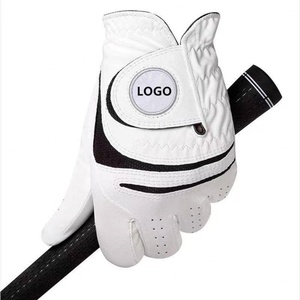 Guantes de Golf de Piel de Oveja Cabretta Personalizados de Primera Calidad al por Mayor, Antideslizantes, Transpirables, para Práctica Deportiva, de Fábrica - Product Image 2