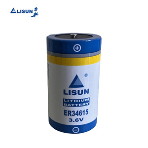 LISUN ER34615 3.6V 19000mAh 19Ah D 사이즈 리튬 티오닐 클로라이드 배터리 (스마트 미터, 가전제품용) - Product Image 1