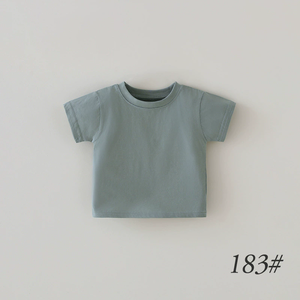 Kaos Anak Lengan Pendek Musim Panas Bayi Lengan Pendek Katun Organik GOTS - Product Image 6