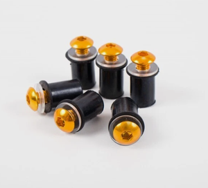 Kit de tornillos M5 x 16 mm para parabrisas de motocicleta, tornillos M5, tuercas de goma y arandelas - Product Image 4