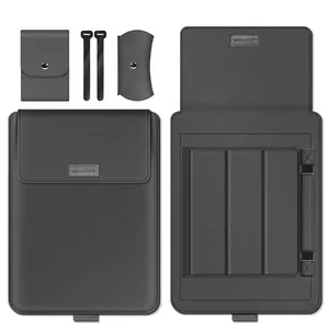 2023 Offre Spéciale PU housse en cuir pour ordinateur portable avec support sac pour 12 13 15 16 pouces tablette étui rigide en cuir PU sac d'ordinateur