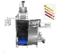 Machine d'emballage de granulés à grande vitesse SS304 à 6 colonnes et 4 soudures latérales pour l'emballage de sachets de sel et de sucre